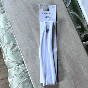 NWT Athleta Vital Headband in Powervita ™. One Size | Bright White.